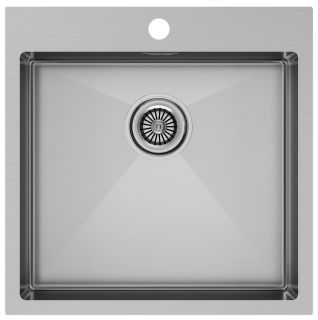 Мойка кухонная Paulmark Kroner PM215151-BS брашированная нержавеющая сталь